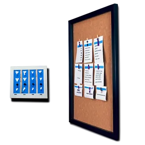 Cork Board Reminder System PNG 06202024