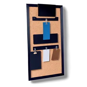 Cork Board Wall Organizer Png 06202024 PNG image