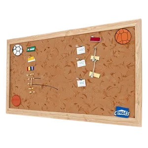 Corkboard With Goals PNG 77