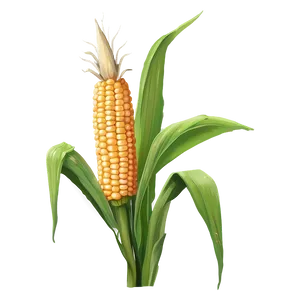 Corn Stalk With Ears Png 06122024 PNG image