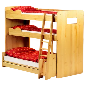 Corner Bunk Bed PNG Kam