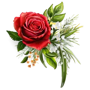 Corner Flower Bouquet PNG Wfo