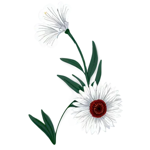 Corner Flower Outline PNG Rer9 PNG