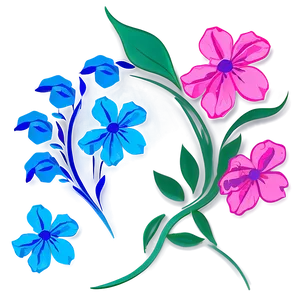 Corner Flower Stencil PNG 06272024 PNG