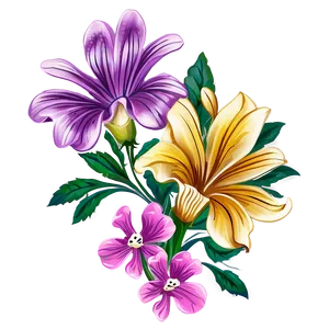 Corner Flower Tattoo Design PNG Pqp PNG