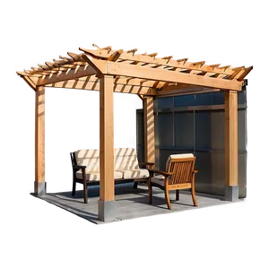 Corner Garden Pergola PNG Llg23 PNG