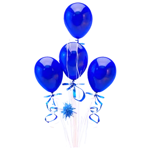 Cornflower Blue Balloons PNG Ojv20 PNG
