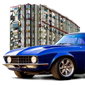 Cornflower Blue Car Structure Png 06252024 PNG image