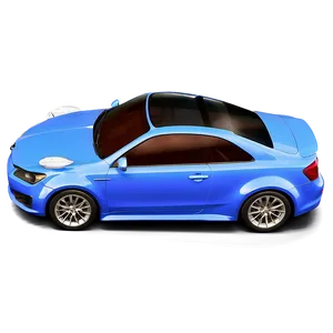Cornflower Blue Car Structure PNG Bvu