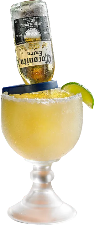 Corona Beer Margarita Cocktail PNG image