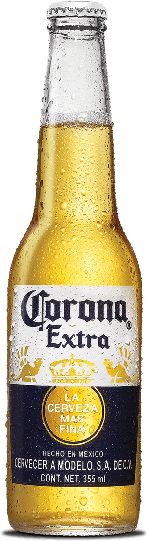 Corona Extra Beer Bottle PNG image