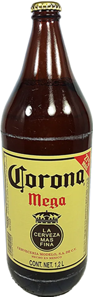 Corona Mega Beer Bottle PNG image