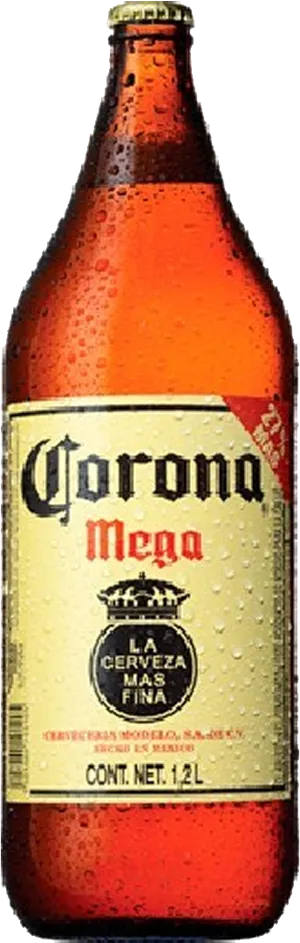 Corona Mega Beer Bottle1.2 L PNG image