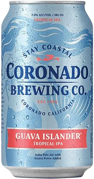 Coronado Brewing Guava Islander Tropical I P A Can PNG image
