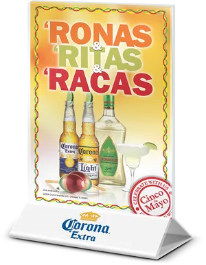 Coronas Ritas Racas Cincode Mayo Promotion PNG image