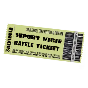 Corporate Raffle Ticket PNG 89