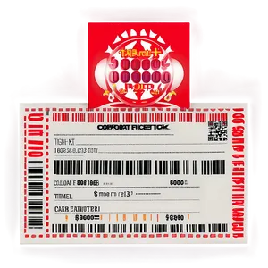 Corporate Raffle Ticket PNG Dwf85 PNG