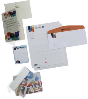 Corporate Stationery Collection PNG image