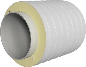 Corrugated Plastic Pipe Profile PNG