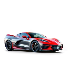 Corvette C8 At Dawn Png 06252024 PNG image