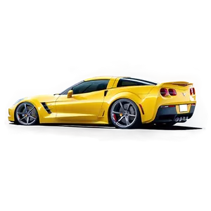 Corvette Sketch PNG 91