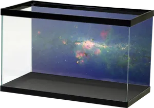 Cosmic Aquarium Backdrop PNG image