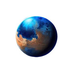 Cosmic Blue Planet Art PNG Ukc PNG