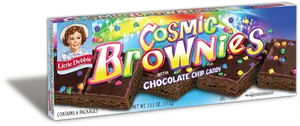 Cosmic Brownies Little Debbie Packaging PNG