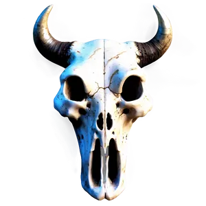 Cosmic Cow Skull PNG Kcn