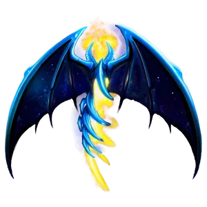 Cosmic Dragon Wings PNG 16
