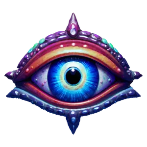 Cosmic Evil Eye PNG Iru41