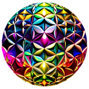 Cosmic Flower Of Life Illustration PNG 06252024