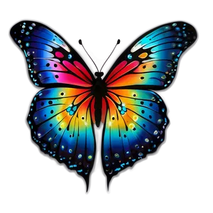 Cosmic Glow Butterfly Png 74 PNG image