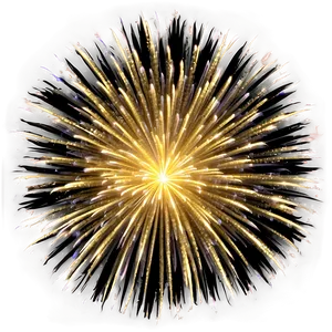 Cosmic Gold Fireworks PNG Fvi79 PNG