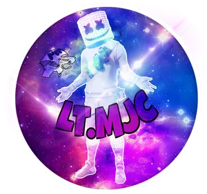 Cosmic_ Marshmello_ Sticker PNG image