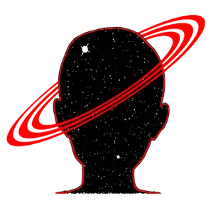 Cosmic Mind Silhouette PNG image