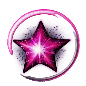Cosmic Pink Stars PNG 06122024