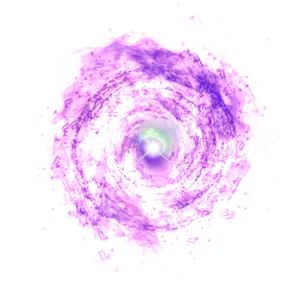 Cosmic Purple Swirl Nebula PNG image