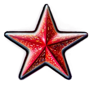Cosmic Red Star PNG 05232024