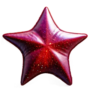 Cosmic Red Star PNG Eqh