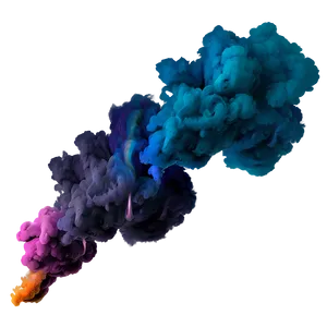 Cosmic Smoke Colors PNG Qlo PNG