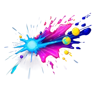 Cosmic Splash Png 54 PNG image