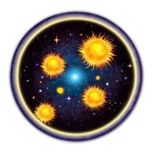 "cosmic Sun: Outer Space PNG" Gph62