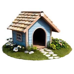Cottage Dog House PNG Jfv39 PNG