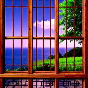 Cottage Pane Window PNG 73