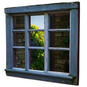 Cottage Pane Window PNG Act11