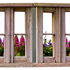 Cottage Pane Window PNG Cjf24