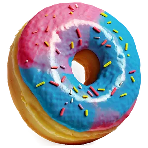 Cotton Candy Donut Png Sfv PNG image