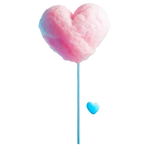 Cotton Candy Love Heart Png Jfj5 PNG image