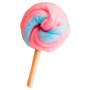 Cotton Candy On A Classic Stick Png 57 PNG image